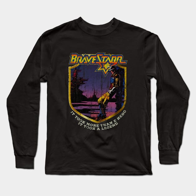 BraveStarr: The Legend 1988 Long Sleeve T-Shirt by Yossh